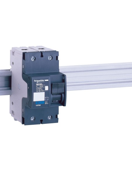 Wyłącznik nadprądowy, NG125L, 2-biegunowy, 10A, ch-ka C 18788
