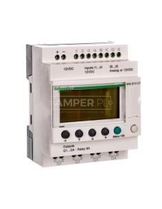 Kompaktowy przekaźnik programowaln ZELIO LOGIC 8WE_D/4WY_T 24VDC RTC/LCD