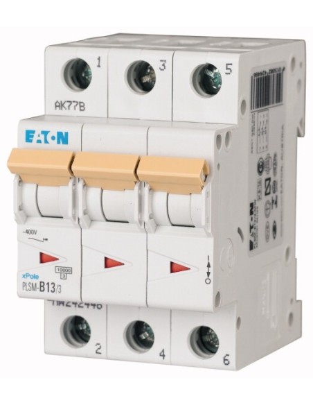 Wyłącznik nadprądowy 3P D 13A 10kA AC PLSM-D13/3-MW 242495