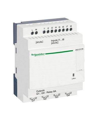 Zelio Logic 8WE_D/4WY_P 24VAC RTC SR2E121B