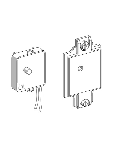 Moduł wskaź. LED z pokrywą, 110/240 V AC, dla łącz. krańc. bezpiecz. XCSE53.. XCSZ45