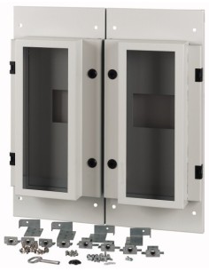 Pokrywa czołowa IP55, 2xNZM4 3-bieg. stacjonarny +blokada mechaniczna  (rekojeść) W600mm 180507