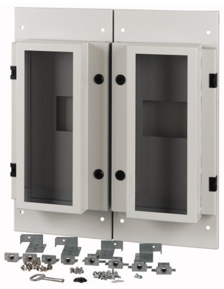 Pokrywa czołowa IP55, 2xNZM4 3-bieg. stacjonarny +blokada mechaniczna  (rekojeść) W600mm 180507