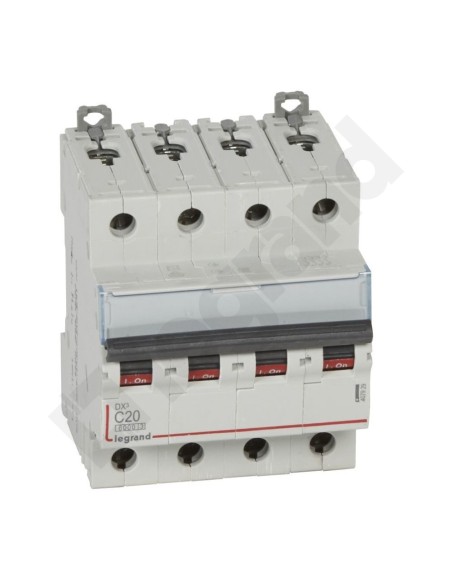 Wyłącznik nadprądowy 4P C 20A 6kA S304 DX3 407929