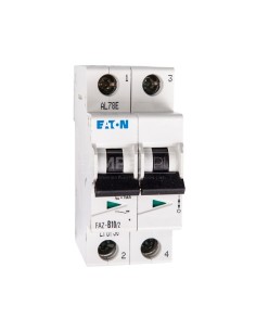 Wyłącznik nadprądowy 2P B 10A 15kA AC FAZ B10/2 278730