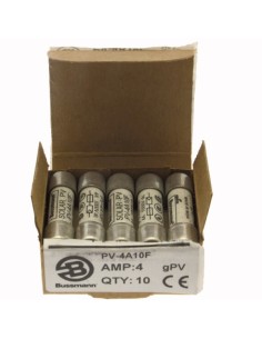 Wkładka bezpiecznikowa cylindryczna PV 10x38mm 4A gPV 1000V DC PV-4A10F