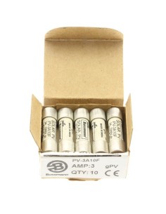 Wkładka bezpiecznikowa cylindryczna PV 10x38mm 3A gPV 1000V DC PV-3A10F