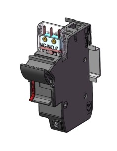 Podstawa wkładki cylindrycznej 14x51mm, 1N, 50A, 690V AC CH141DNXU