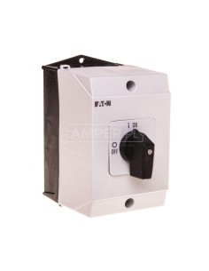 Łącznik krzywkowy 0-1 6P 20A w obudowie T0-4-15682/I1 207135