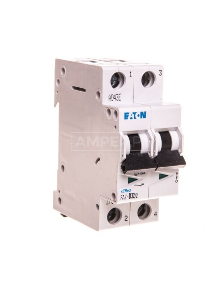 Wyłącznik nadprądowy 2P D 32A AC FAZ D32/2 278786