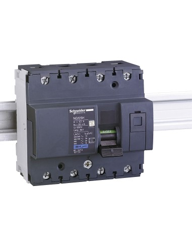 Wyłącznik nadprądowy, NG125H, 4-biegunowy, 16A, ch-ka C 18733