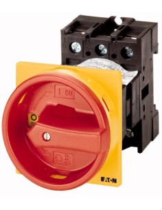 Rozłacznik awaryjny 1P On-Off 32A 15kW żółto-czerwony do wbudowania rozłącznego P1-32/V/SVB/N 095825