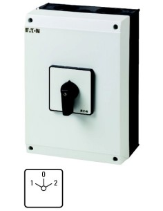 Łącznik krzywkowy 4P 1-0-2 100A w obudowie IP65 T5-4-8213/I5 207270