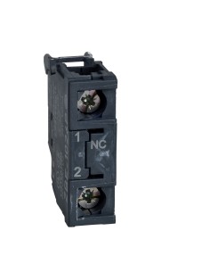 Blok styków pojedynczy dla głowicy O22 1NC pozłacane zaciski śrubowe ZBE1026