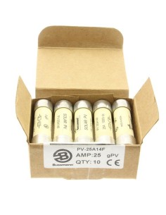 Wkładka bezpiecznikowa cylindryczna PV 14x51mm 25A gPV 1100V PV-25A14F