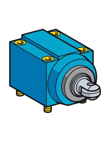Głowica łącznika krańcowego ZC2J, trzpień boczny z rolką stal. uruch. poz. +120 °C ZC2JE645