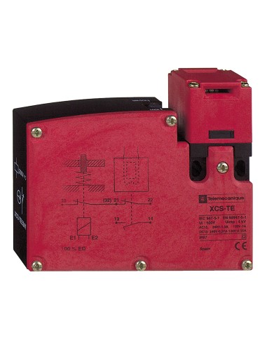 Łącznik bezpieczeństwa plast. XCSTE, 1NO+1NC- dział. wolne, 1 wej. gwint. Pg 11, 24V XCSTE6311