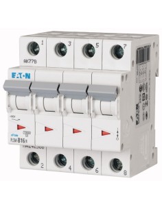 Wyłącznik nadprądowy 4P B 16A 10kA AC PLSM-B16/4-MW 242586