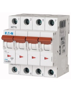 Wyłącznik nadprądowy 4P C 4A 10kA AC PLSM-C4/4-MW 242604