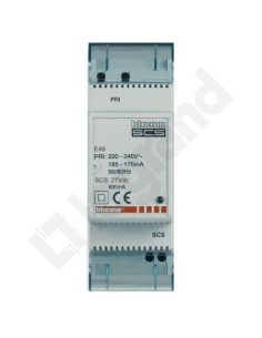 MyHome Zasilacz kompaktowy 230V AC/ 27V DC 0,6A, montaż na szynie TH35 E49