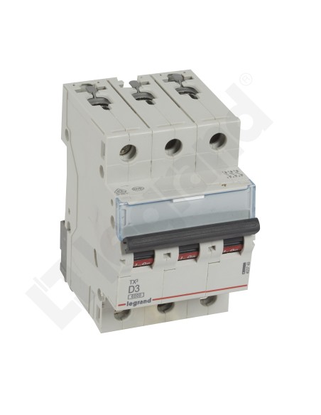 Wyłącznik nadprądowy 3P D 3A 6kA AC S303 TX3 403749