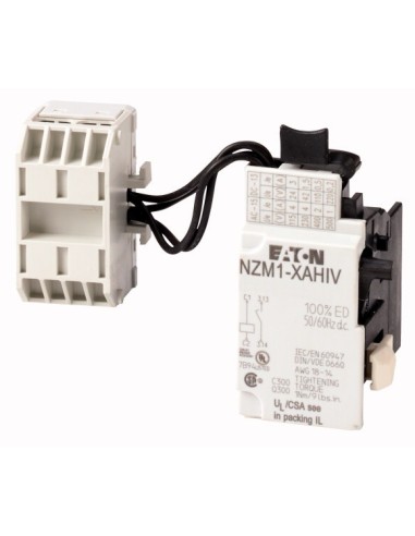 Wyzwalacz wzrostowy ze stykiem 1Z HIV 110-130V AC/DC NZM1-XAHIV110-130AC/DC 259780