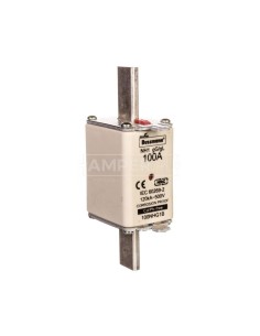 Wkładka NH1 100A 500V gL/gG podwójny wskaźnik 100NHG1B