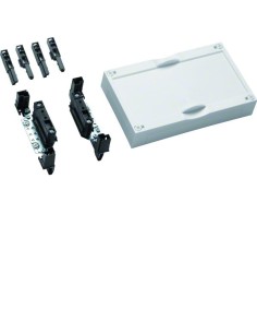 univers N Blok dla szyn zbiorczych poz. 12/20/30x5/10mm 60mm 1-pol. 150x250mm UE11E0 Hager