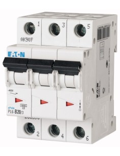 Wyłącznik nadprądowy 3P B 20A 6kA AC PL6-B20/3 286590