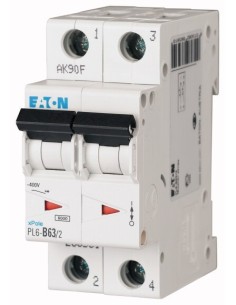 Wyłącznik nadprądowy 2P B 63A 6kA AC PL6-B63/2 286561