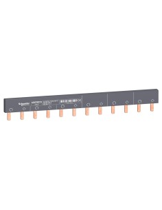 Szyna łączeniowa Miniline 2-biegunowa 12modułów 100A A9XPM212