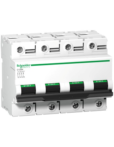 Wyłącznik nadprądowy 4P C 63A 10kA AC C120N A9N18371