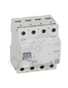 Wyłącznik różnicowoprądowy 4P 63A 0,3A typ B P304 DX3 411849