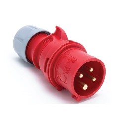 Wtyczka siłowa przenośna 3P+Z 16A 400V TWIST IP44 PCE 014-6 - hurtownia elektryczna Amper.pl