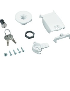 univers Zamek cylindryczny z pokrywą plombowaną FZ824N Hager