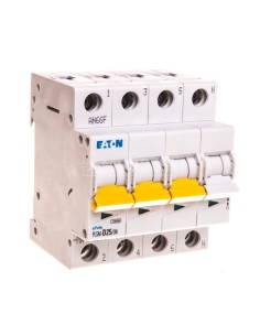 Wyłącznik nadprądowy 3P+N D 25A 10kA AC PLSM-D25/3N-MW 242568