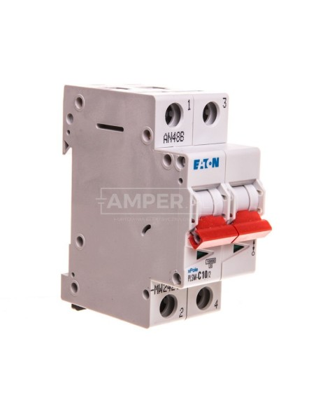 Wyłącznik nadprądowy 2P C 10A 10kA AC PLSM-C10/2-MW 242401