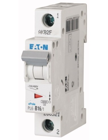 Wyłącznik nadprądowy 1P B 16A 6kA AC PL6-B16/1 286521
