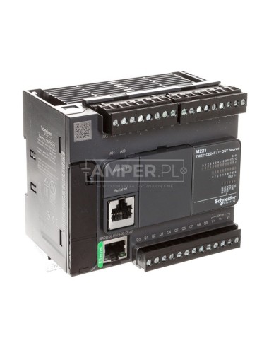 Sterownik programowalny 24 I/O PNP tranzystorowe Ethernet Modicon M221-24I/O TM221CE24T