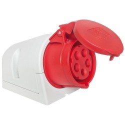 Gniazdo siłowe stałe 3P+Z 32A 400V IP44 PCE 124-6 - hurtownia elektryczna Amper.pl