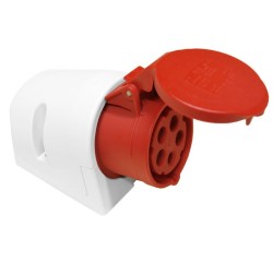 Gniazdo siłowe stałe 3P+Z+N 32A 400V IP44 PCE 125-6 - hurtownia elektryczna Amper.pl