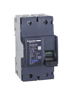 Wyłącznik silnikowy NG125LMA, 10A, 2-biegunowy 2d, wyzwalacz magnetyczny 18870