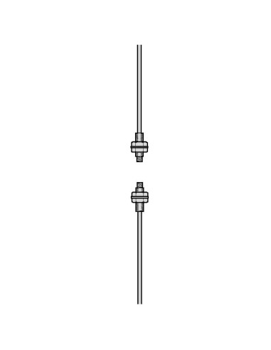 Światłowód plastikowy, 10m, strefa wykrywania 200mm XUFN12301L10