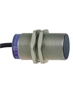 Czujnik indukcyjny XS1 M30, L60mm-mosiądz, Sn10mm-24-240 V AC/DC, przew. 2m XS1M30MA250