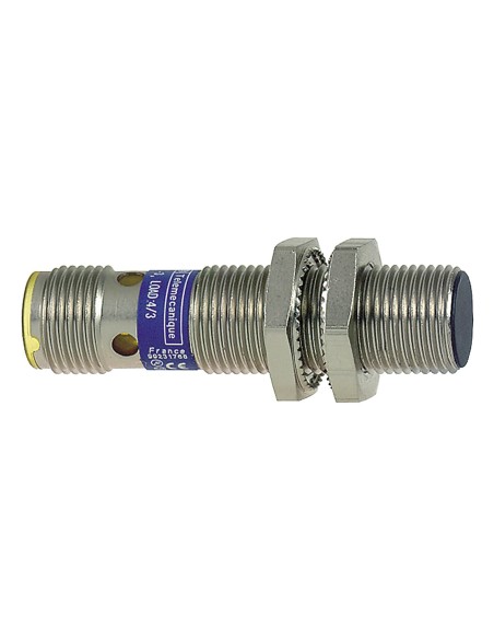 Czujnik indukcyjny XS1 M12, L50mm- mosiądz, Sn4mm- 12-24 V DC, M12 XS1N12PB349D