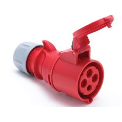 Gniazdo siłowe przenośne 3P+Z 32A 400V TWIST IP44 PCE 224-6 - hurtownia elektryczna Amper.pl