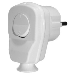 Wtyczka kątowa z wyłącznikiem 2P+Z IP20 PCE 9002215 - hurtownia elektryczna Amper.pl