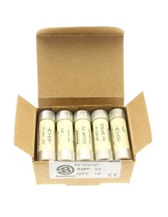 Wkładka bezpiecznikowa cylindryczna PV 14x51mm 32A gPV 1100V PV-32A14F