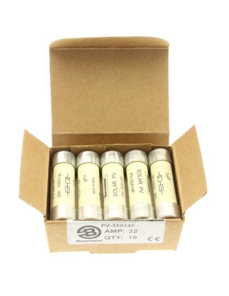 Wkładka bezpiecznikowa cylindryczna PV 14x51mm 32A gPV 1100V PV-32A14F