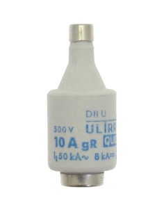 Wkładka bezpiecznikowa DII 10A aR 500V 10D27R